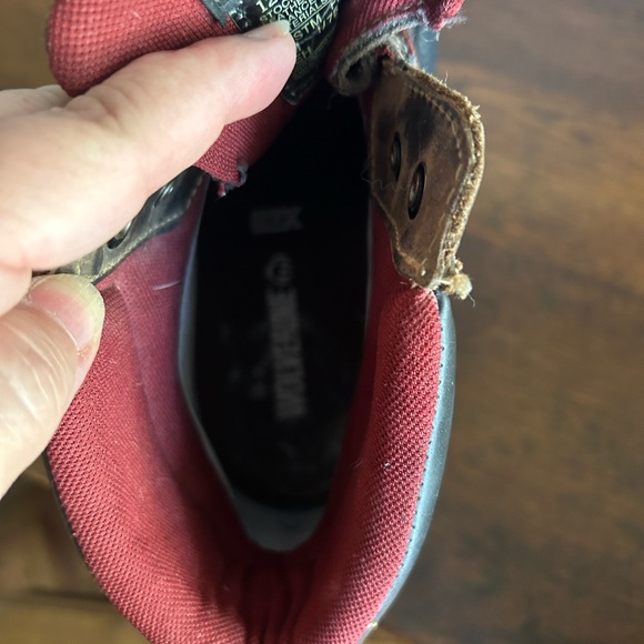 Wolverine Brown Leather Lace Up Non Slip Work Boots Mens Size 12 - Picture 10 of 11